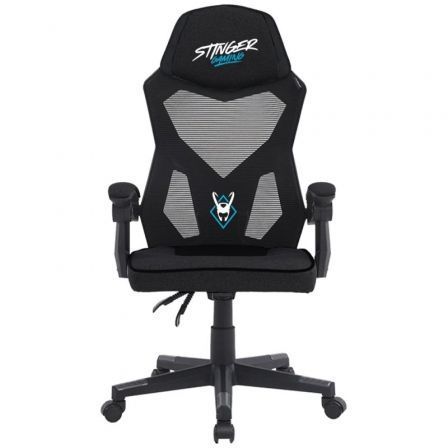 Stinger By Woxter Woxter Stinger Station Sense Silla Gaming Ergonómica con Respaldo de Malla, Reclinable 135°, Ajustable - Negro - Ref. GM26-124 Stinger By Woxter Woxter Stinger Station Sense Silla Gaming Ergonómica con Respaldo de Malla, Reclinable 135°, Ajustable - Negro - Ref. GM26-124